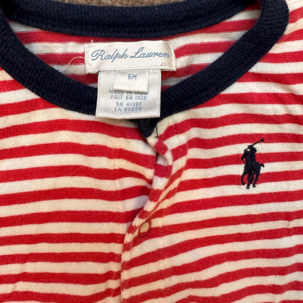 Polo snap romper